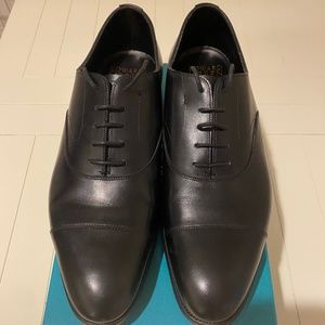 Edward Green Chelsea Cap-toe Oxford, Size 10-10.5 UK, Black